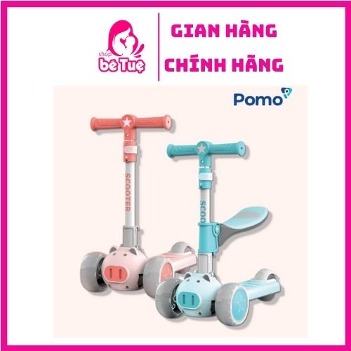 Xe Scooter Umoo Heo cao cấp cho bé, có đèn phát sáng