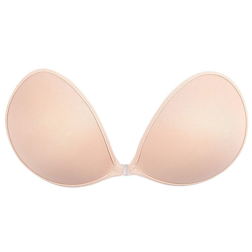 Áo Ngực Silicone Không Đường May Cài Khóa Trước Nâng Ngực Dành Cho Nữ