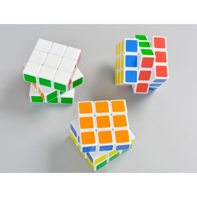 Đồ Chơi Rubik 3x3x3 Có Viền Trắng - Rubik Magic Cube 3x3 HÀNG XỊN xoay cực mượt