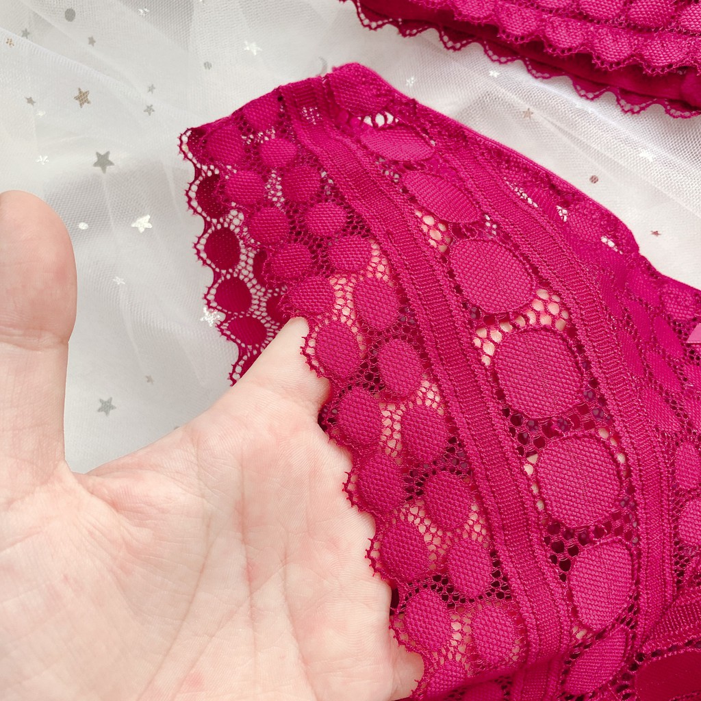 Bộ đồ lót sexy hàng châu Âu - áo ngực ren không gọng siêu quyến rũ kèm chíp