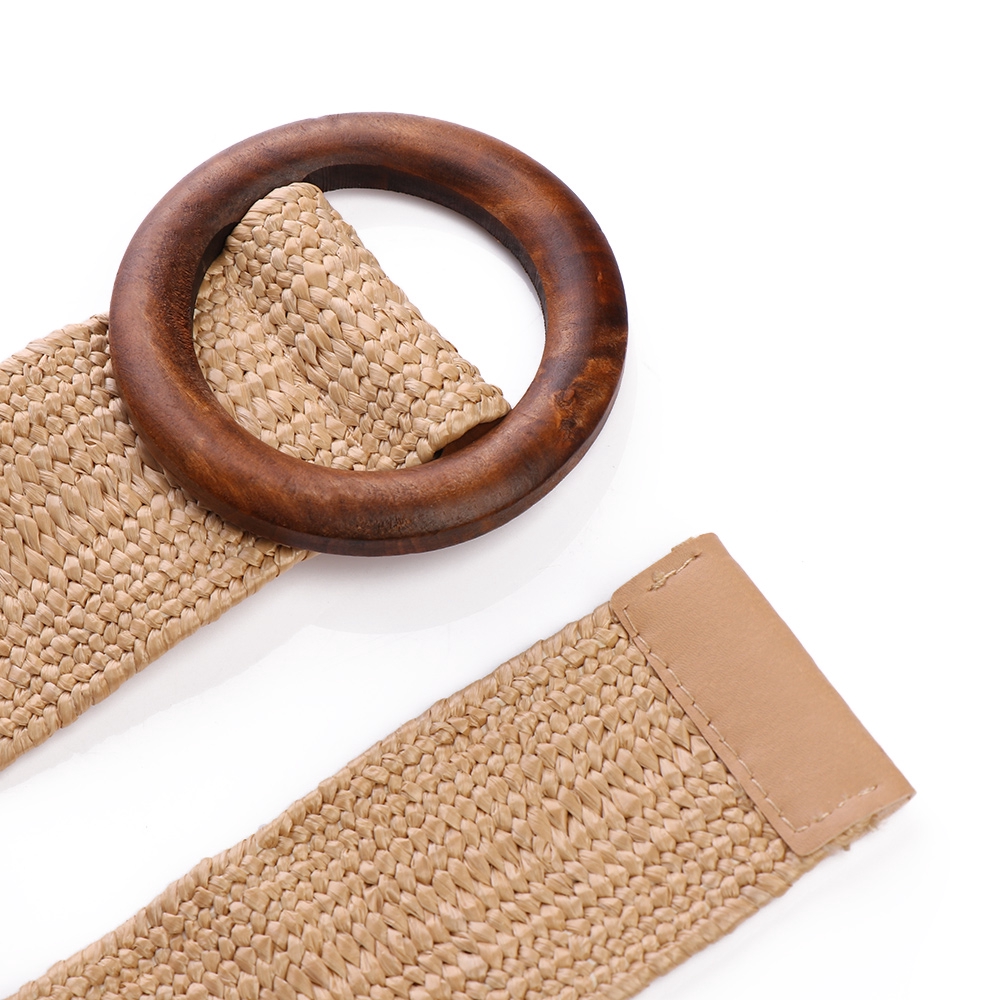 Thắt lưng rơm mặc đầm tiện dụng cho nữ