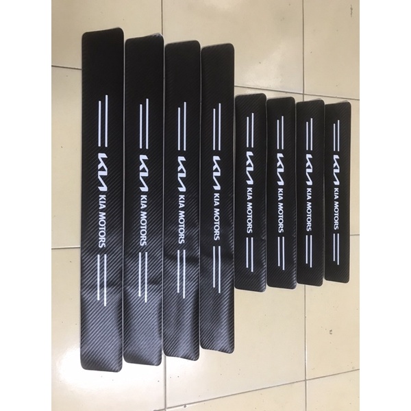 Nẹp carbon chống xước ốp bậc cửa bậc cốp Xe Kia Sonet, K3 , Sorento, Soluto, Cerato, Morning