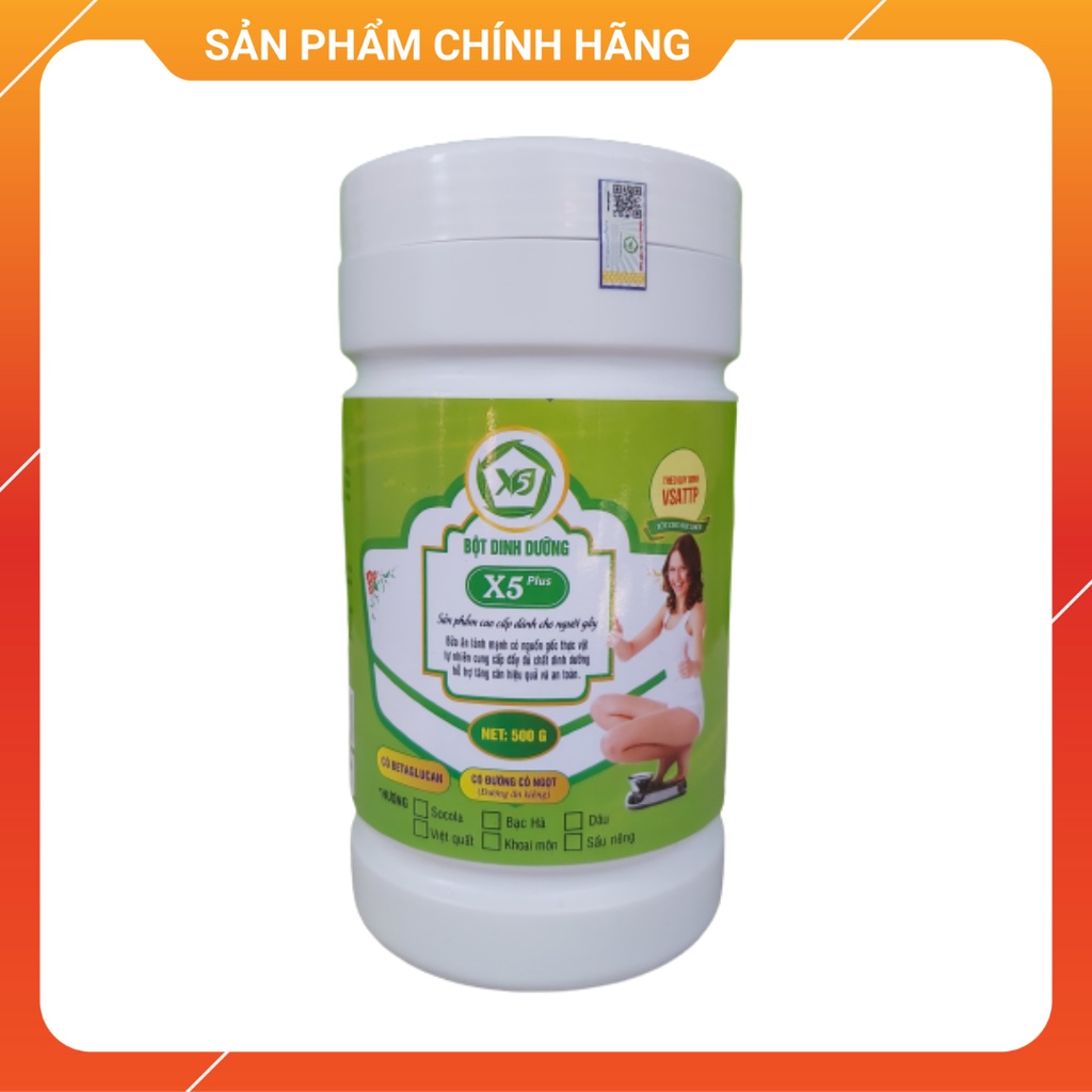 : Bột Dinh Dưỡng Ngũ Cốc Nảy Mầm X5 Dành Cho Người Gầy, An Toàn, Đẹp Da, Ăn Ngon,Ngủ Ngon