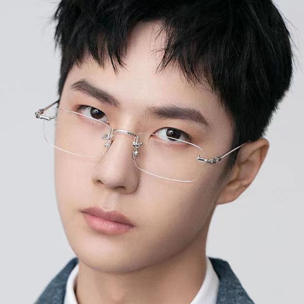 【0-600°Mắt Kính Gọng Kim Loại Chống Bức Xạ Dành Cho Nam Và Nữ