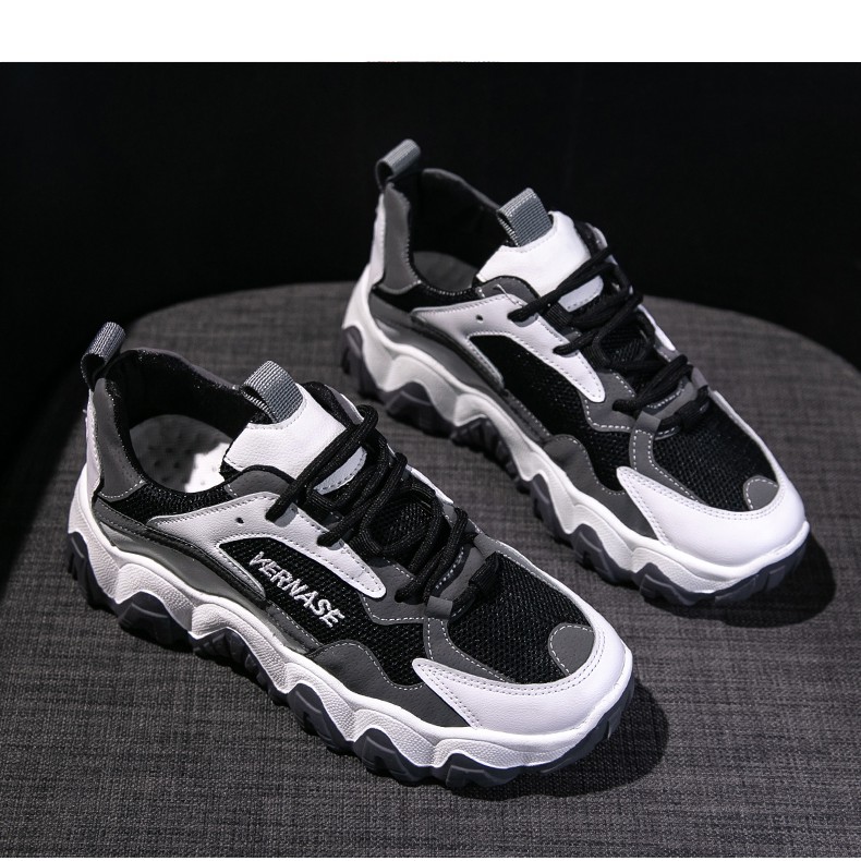 Giày thể thao sneaker nữ đế lượn sóng phối màu siêu bắt mắt mẫu cực hot