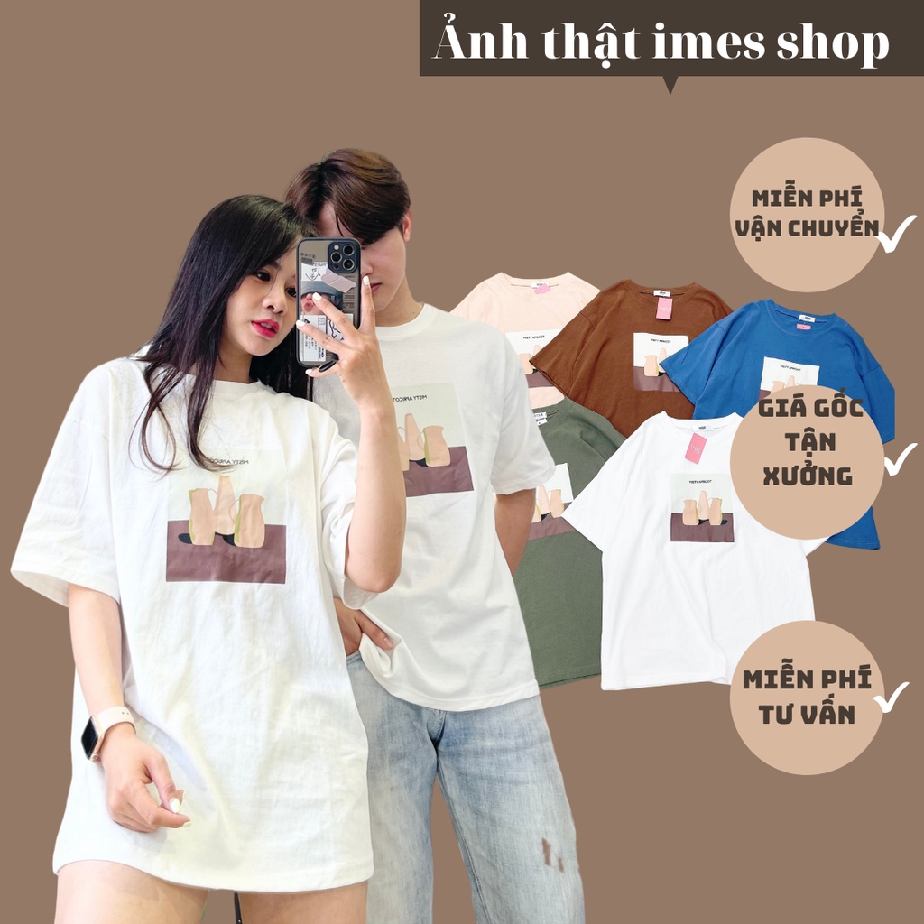 Áo thun tay lỡ IMES phông unisex nam nữ cotton form rộng in hình 1669 imes shop