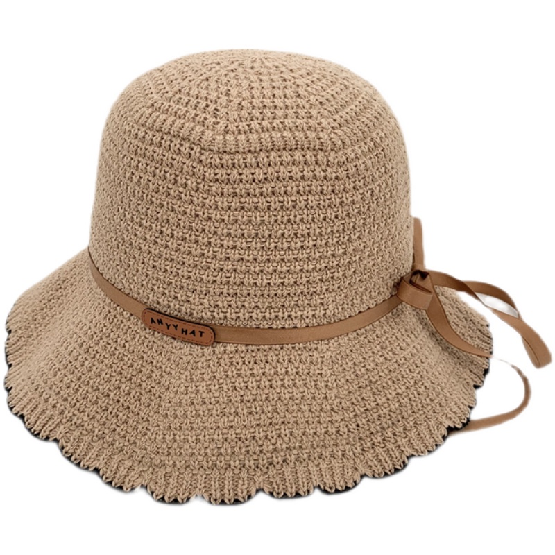 Nón Tai Bèo Thoáng Khí Đính Nơ Phong Cách Nhật Bản