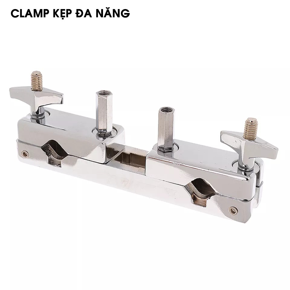 Bộ Phụ Kiện Clamp Kẹp Đa Năng – Tay Đỡ Trống Tom – Tay Đỡ Cymbal Cho Người Chơi Trống Cơ, Trống Jazz