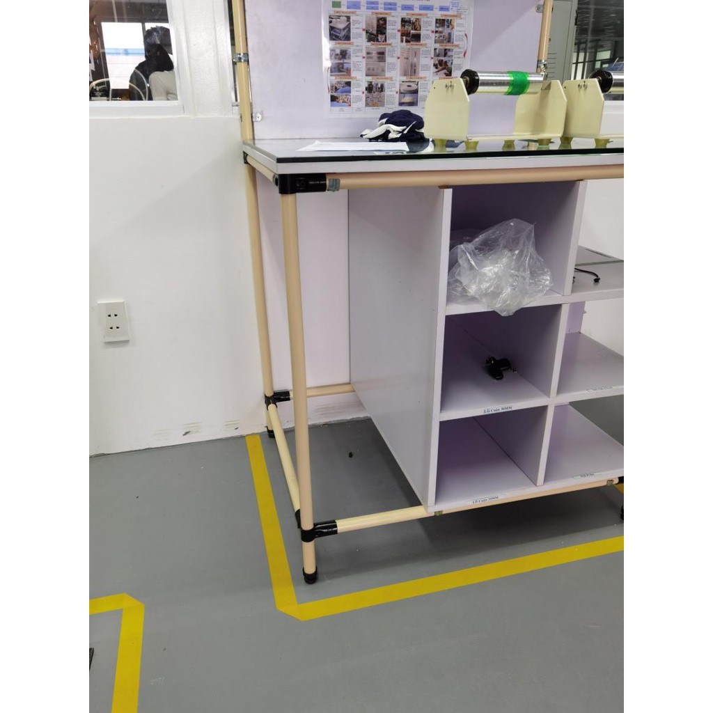Ống thép bọc nhựa phi 28 dùng cho lắp khung kệ, bàn, xà đu đa năng, bàn thao tác