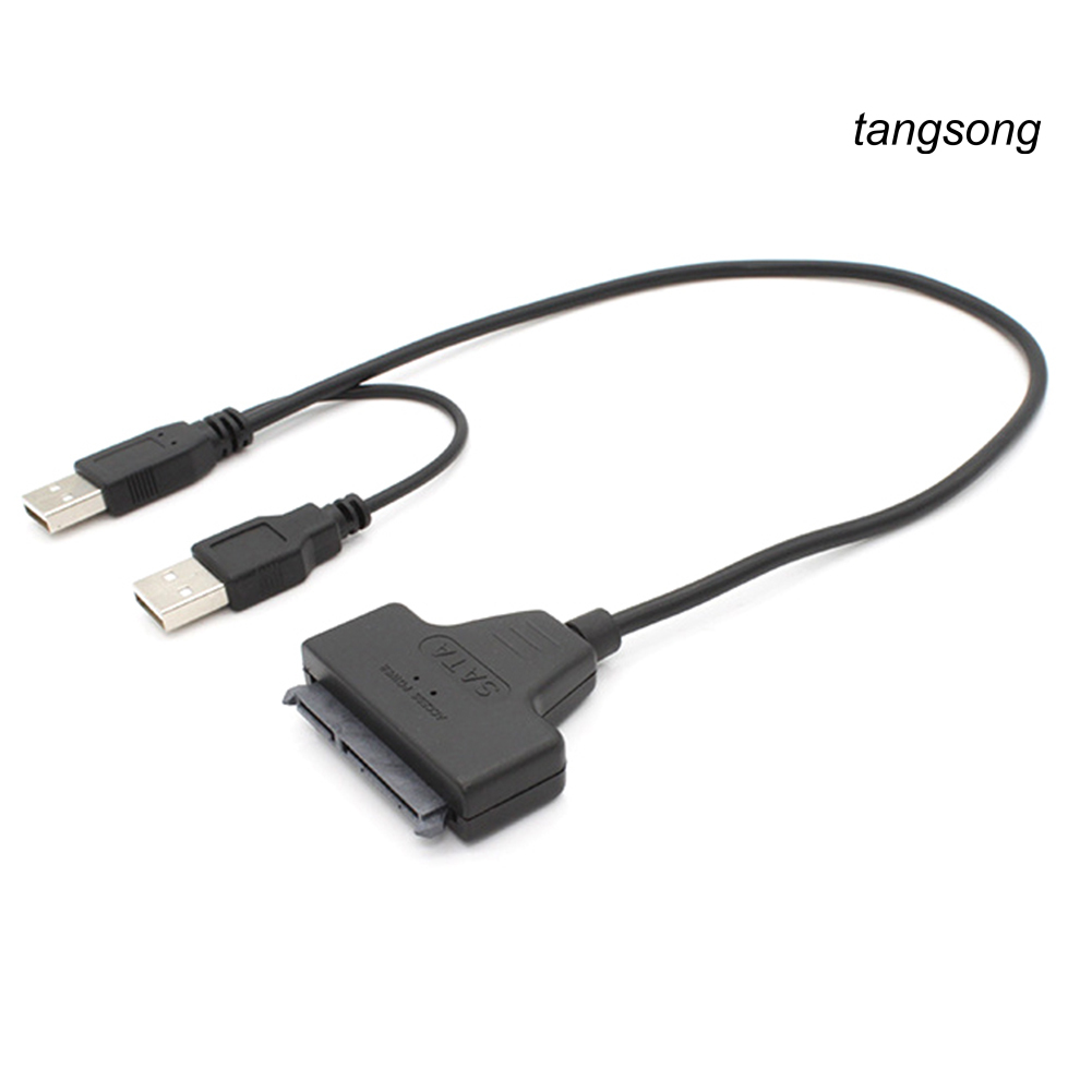 Bộ Chuyển Đổi Usb 2.0 Sang Sata 7 + 15 Pin Cho Hdd Laptop 2.5inch