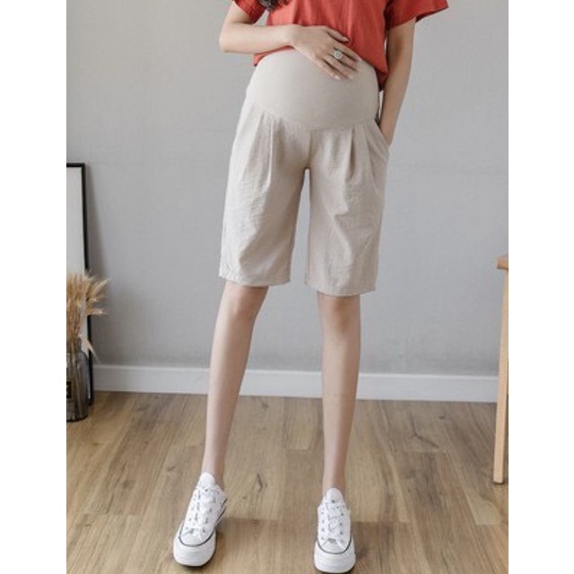 Quần bầu lửng đũi siêu mát dáng baggy siêu xinh