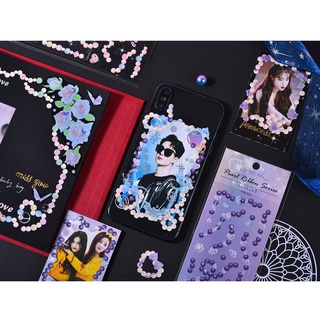 Sticker Ruy Băng lấp Lánh trang trí sổ và toploader