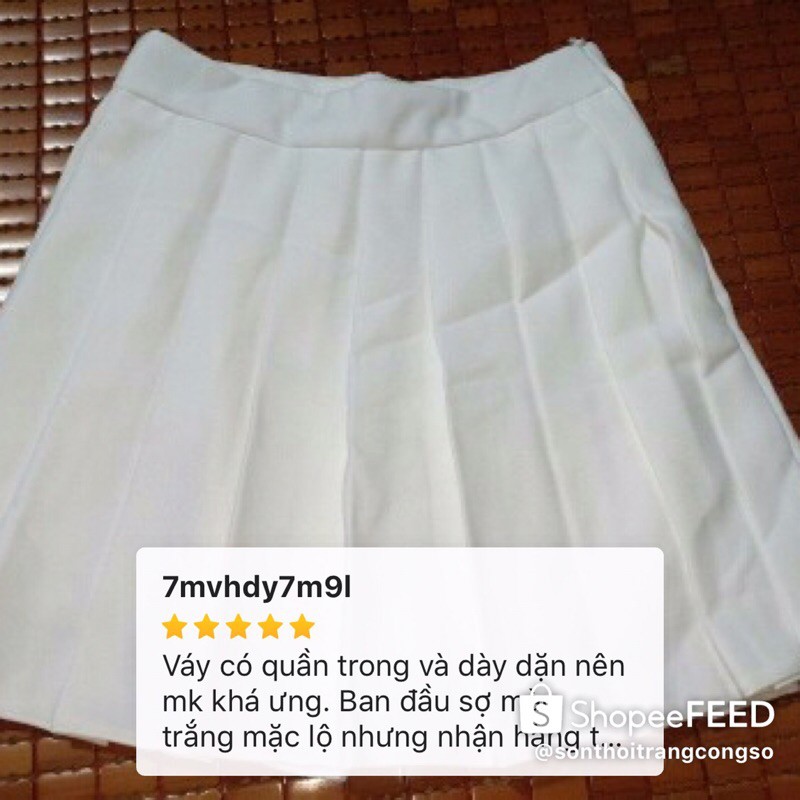 Chân váy xếp ly dáng ngắn tennis có quần trong váy | BigBuy360 - bigbuy360.vn