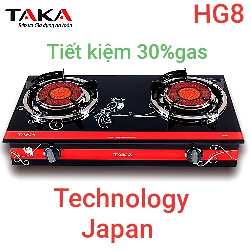 Bếp Gas Dương Hồng Ngoại TAKA HG8 , HG9 , 120D