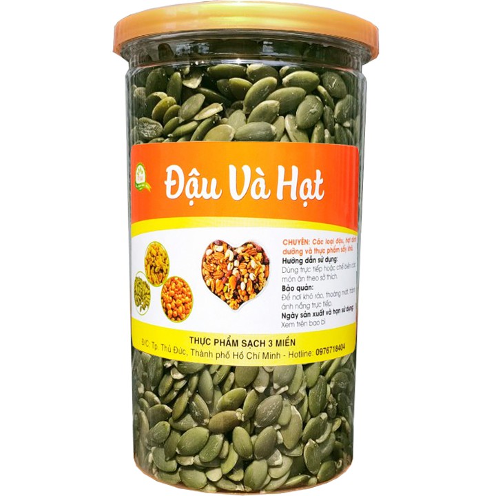 500g Nhân Hạt Bí Sấy Chín Nhập Khẩu Hiệu TPS