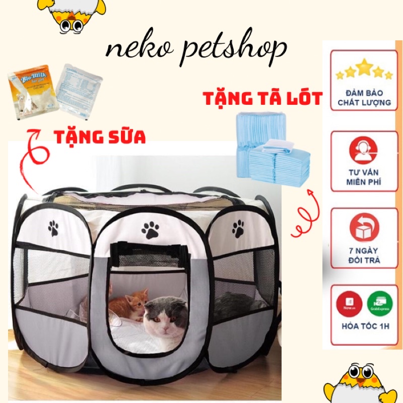 SIZE KHỔNG LỒ-1M2 quây đẻ cho mèo