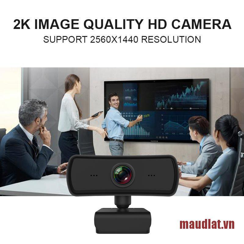 Maudlat 2K  Webcam HD Computer PC WebCamera For Live Broadcast Video Conference