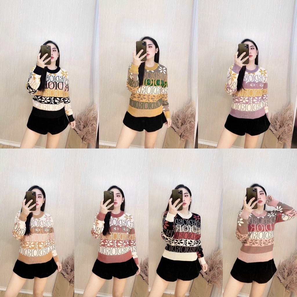 Áo len DR phối màu sang chảnh (Video+Ảnh thât)