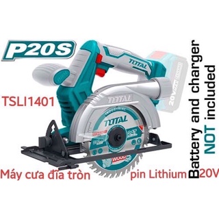 Máy cưa đĩa tròn dùng pin lithium 20v total