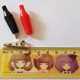 Đầu kẹp ắc quy , kẹp bình ắc quy , kẹp cá sấu , dài 2,5mm,3,5mm giá gồm 2 cái