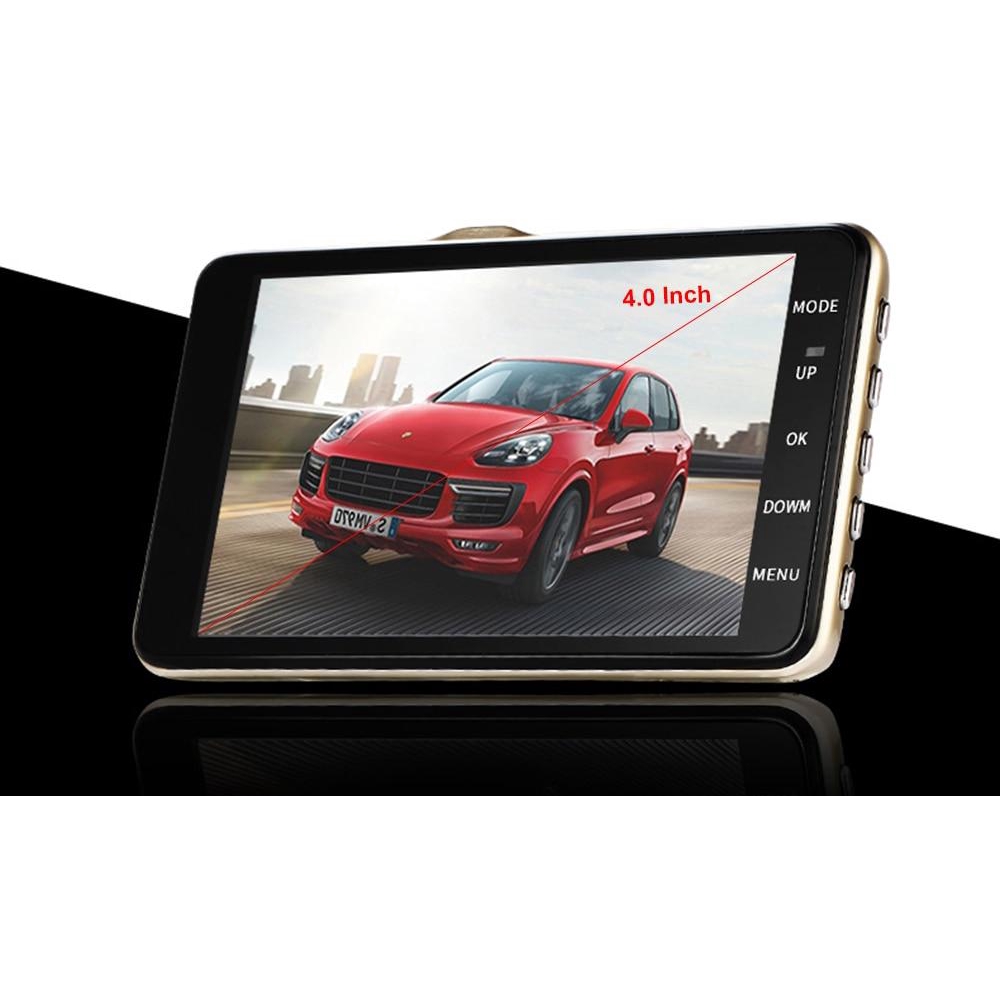 Camera hành trình ô tô Ekleva ống kính kép FHD 1080p 4 inch