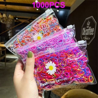 Set 1000 Dây Thun Buộc Tóc Nhiều Màu Sắc