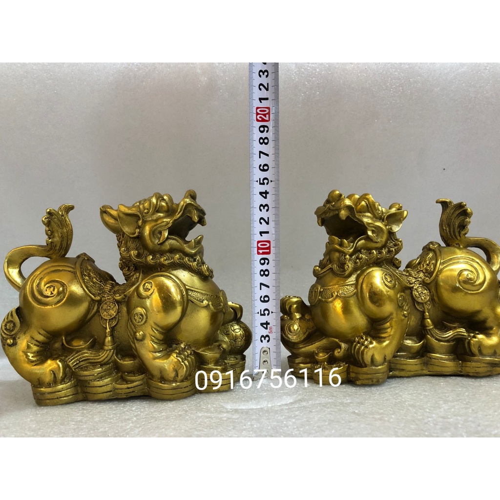 Cặp Tỳ Hưu Tài Lộc Như Ý bằng đồng, Cặp Tỳ Hưu Phong Thủy Bày Thần Tài