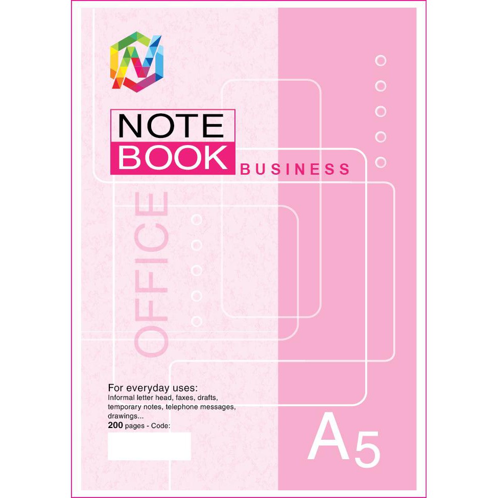 HẢI TIẾN Sổ lò xo Business  (200trang) A4, A5, A6, A7