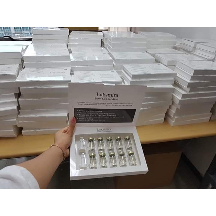 [MẪU MỚI] Tế bào gốc Laksmira Stem Cell Solution 10 lọ x 5ml Hàn Quốc