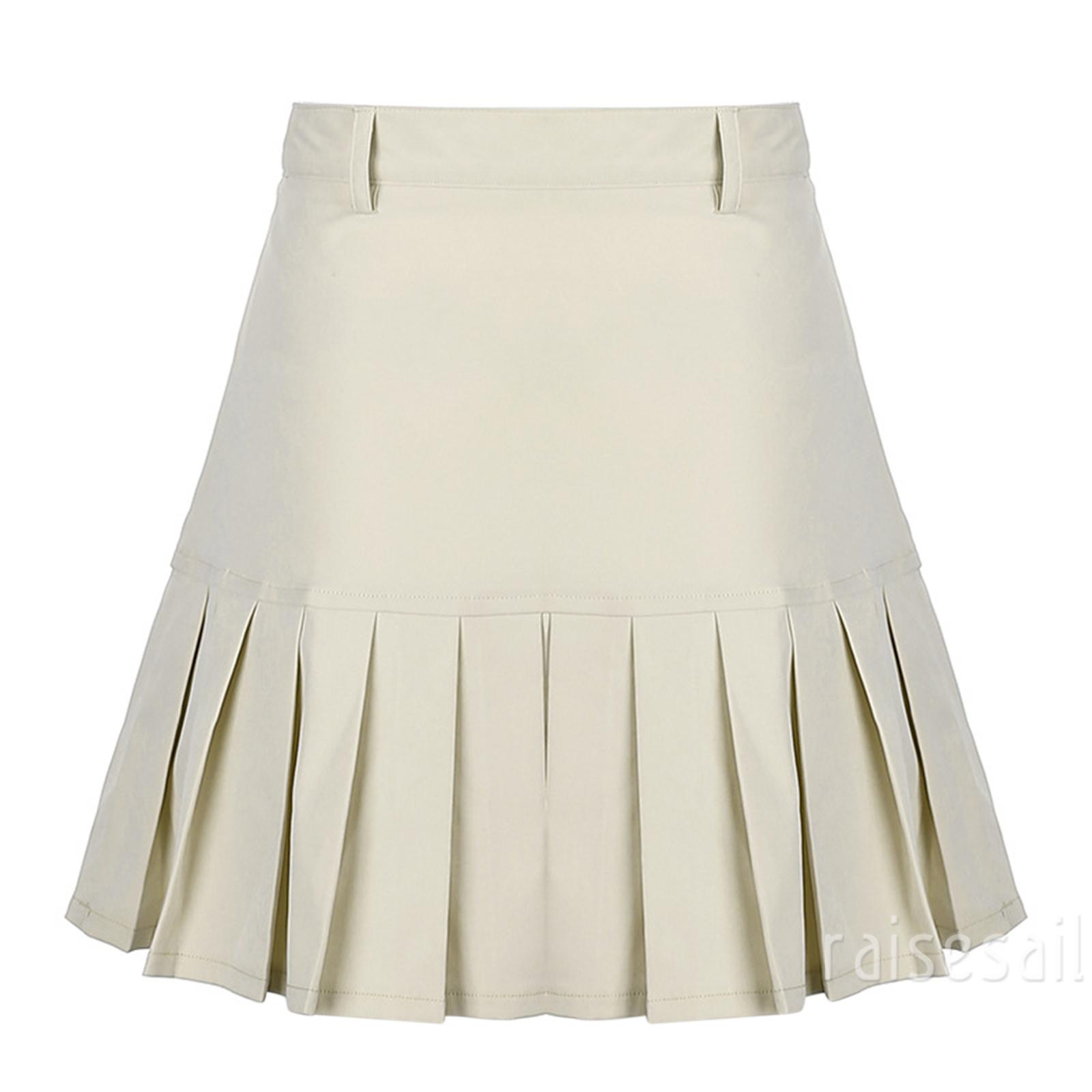 Chân Váy Chữ A Lưng Cao Màu Trơn Thời Trang Cho Nữ | BigBuy360 - bigbuy360.vn