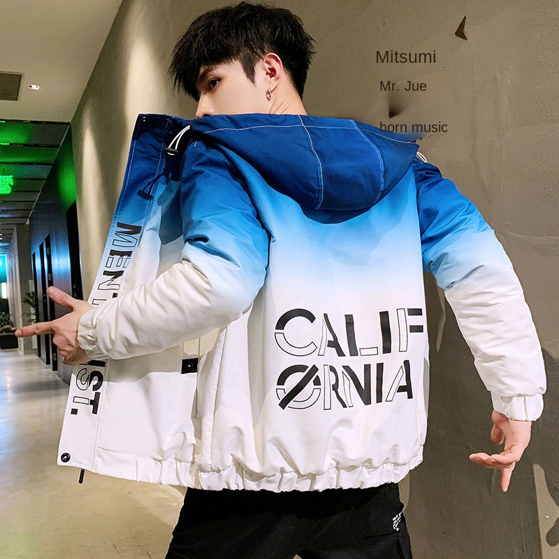 Áo khoác cotton lót nhung dày dặn thời trang thu đông cho nam chất lượng cao