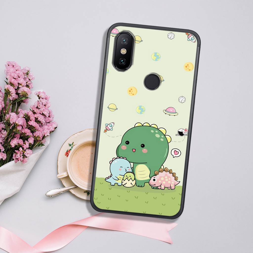 [HOT]ỐP XIAOMI MI 6X - MI A2 - MI S2 - REDMI 6 PRO - MI A2 LITE  , IN HÌNH KHỦNG LONG CHIBI SIÊU DỄ THƯƠNG.