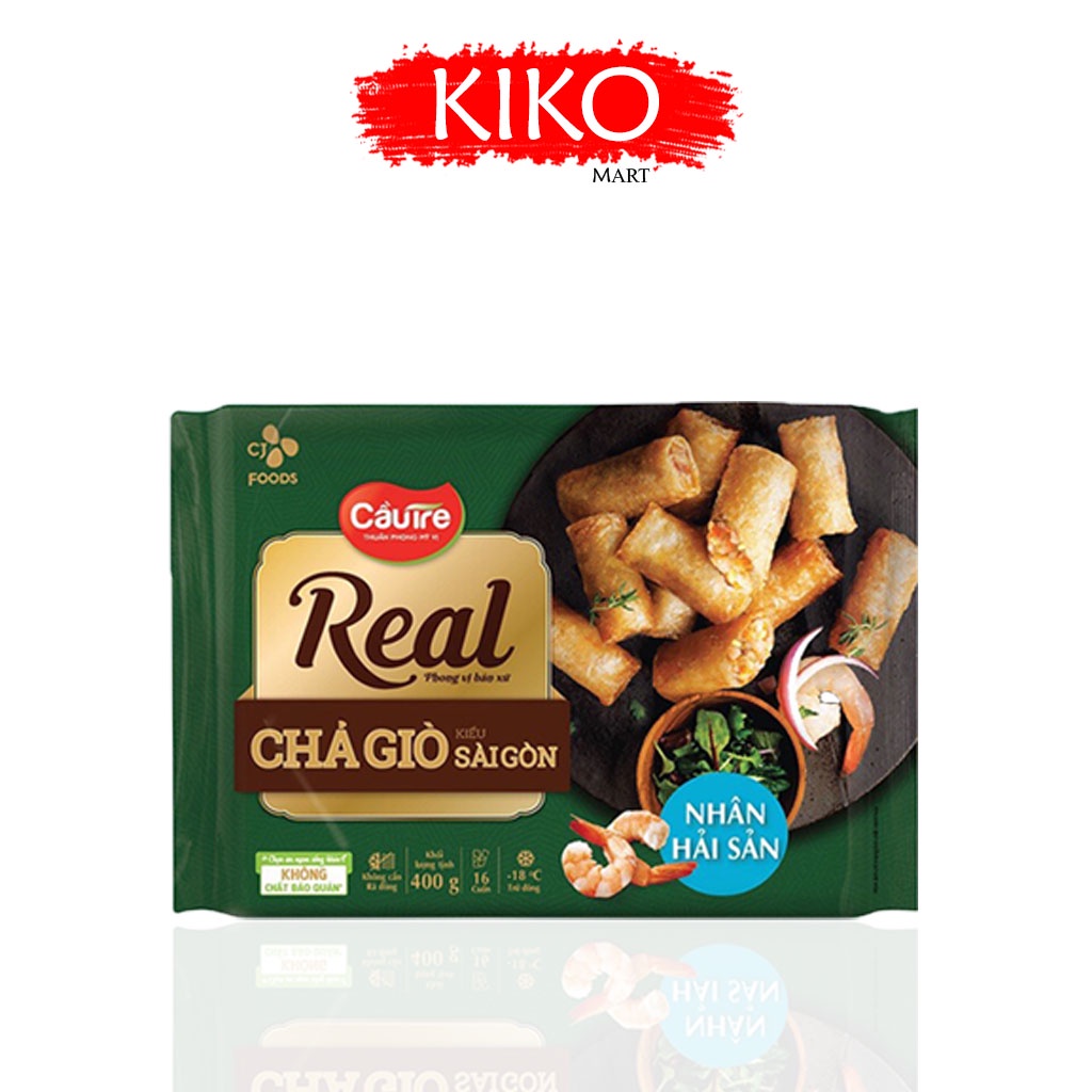 Chả giò real hải sản Cầu Tre 400g