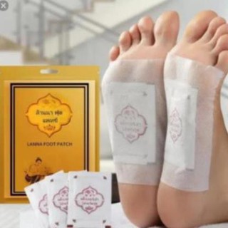 10 miếng dán chân thải độc detox lanna foot patch