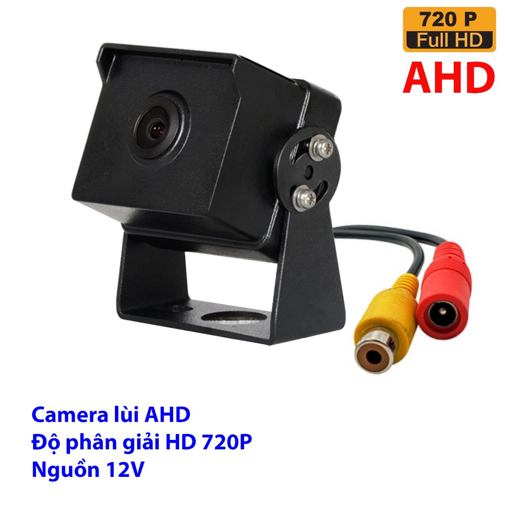 Camera lùi xe tải, chuẩn AHD, độ phân giải HD 720p, điện 12V, theo nghị định 10, dùng cho đầu viettel, navicom