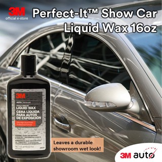 Dung dịch phủ bóng bảo vệ bề mặt sơn ô tô 3M Lquid Wax 473ml