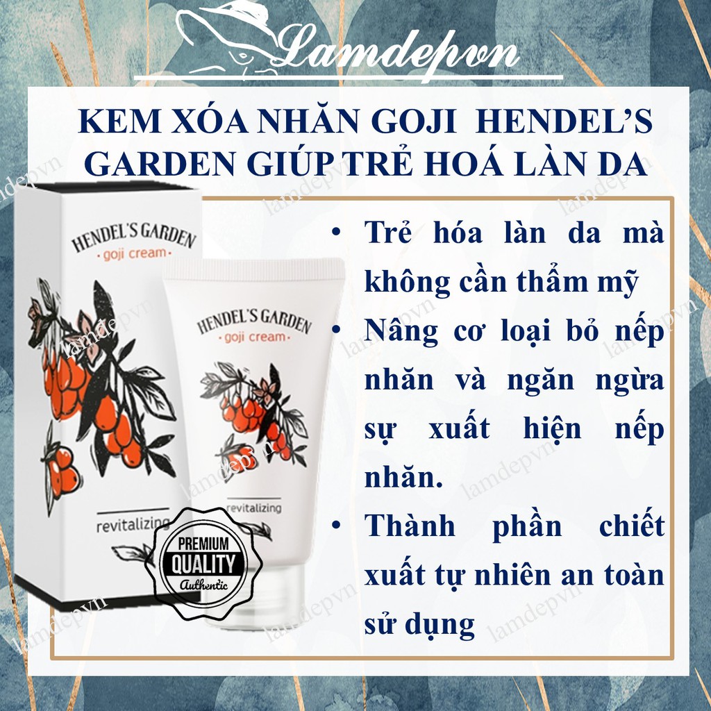 Kem Goji Nâng Cơ, Xóa Nhăn Và Chống Chảy Sệ