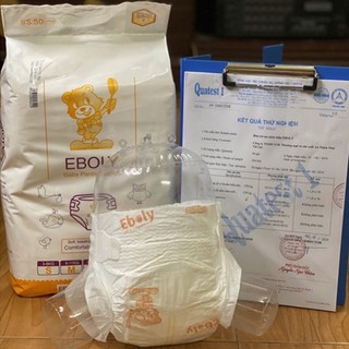 Bỉm dán eboly/ size s,m/ 1 bịch có 50 miếng/ giá siêu rẻ