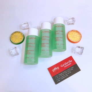 Nước hoa hồng Clarins Toning 100ml Xanh/ Vàng