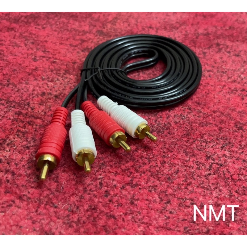 (1.8m/3m/5m/10m)Dây Cáp audio 2 ra 2 đen hàng tốt