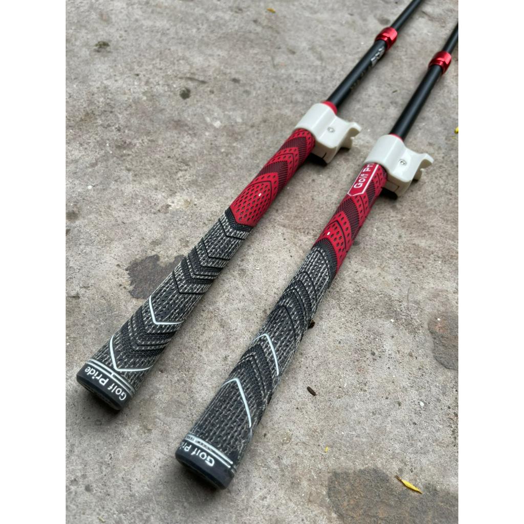 Gậy vẩy trục câu đài câu đơn dài 1,3m thu gọn 95cm