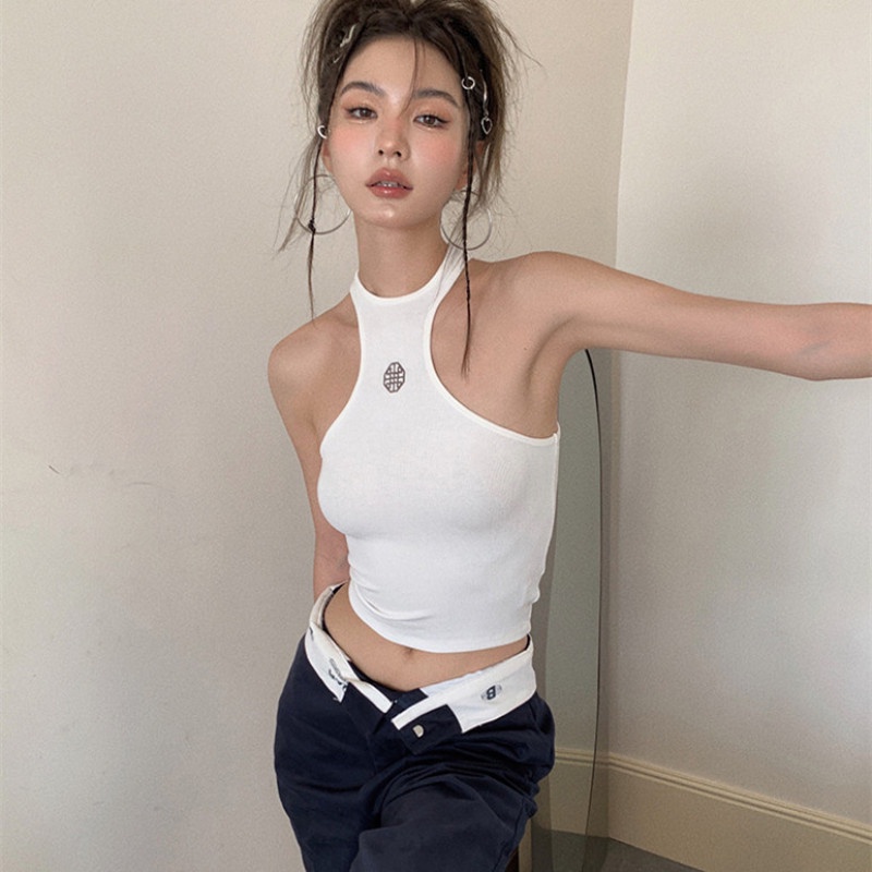 Áo Croptop Hai Dây Dáng Ôm Gợi Cảm Thời Trang Mùa Hè