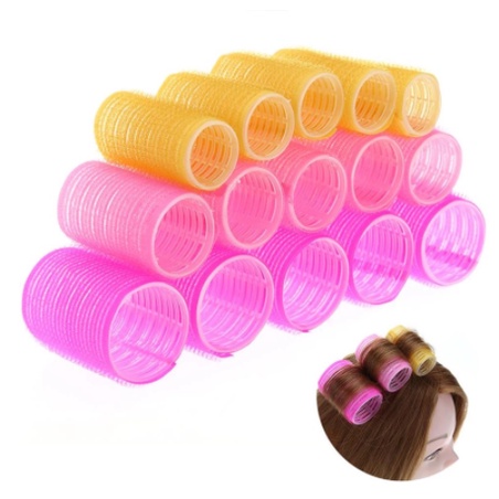 [Hàng mới về] Set 6 lô uốn tóc tự dính tiện lợi