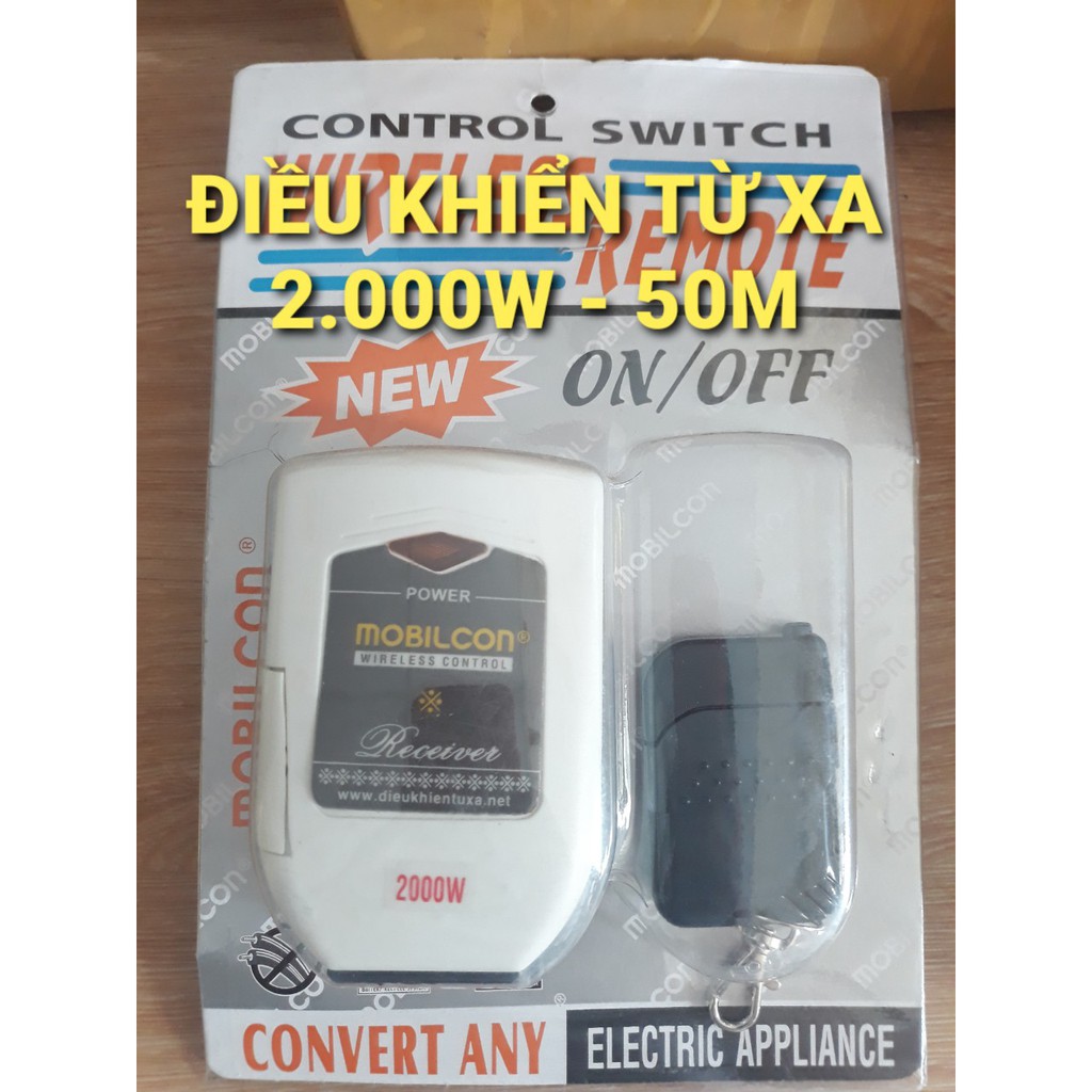 Bộ điều khiển từ xa cho thiết bị điện Mobilcon 2000W - 50M