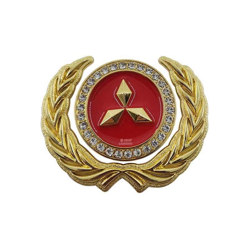 1 Miếng dán kim loại hình logo Mitsubishi MITSUBISHI trang trí xe hơi