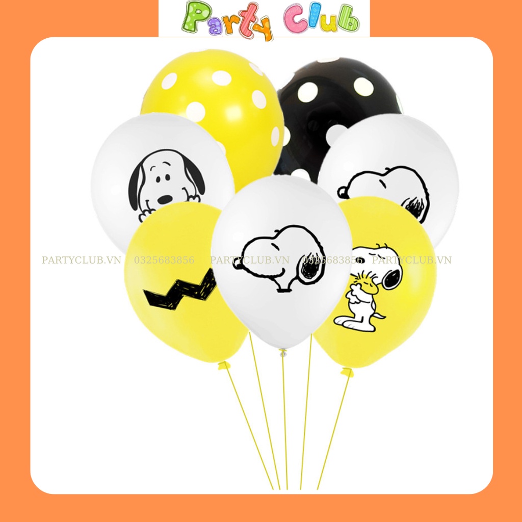 Bong bóng bay in hình chó trang trí sinh nhật cho bé