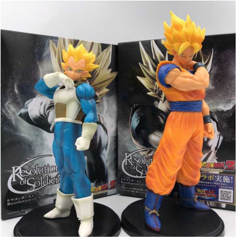 (Sẵn VN) Mô Hình Super Saiyan Son Goku Và Vegeta Cao 15cm - Mô hình Dragon Ball