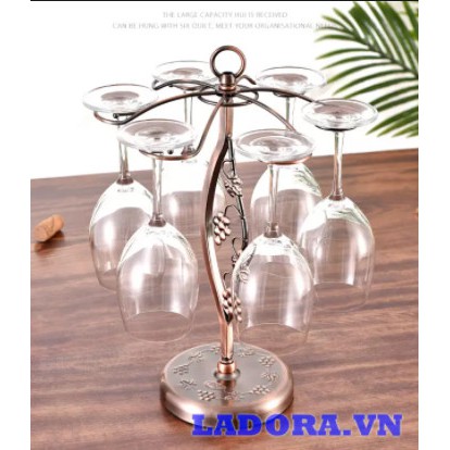 Bộ 6 ly ruou vang và bình đựng ruou cao cấp