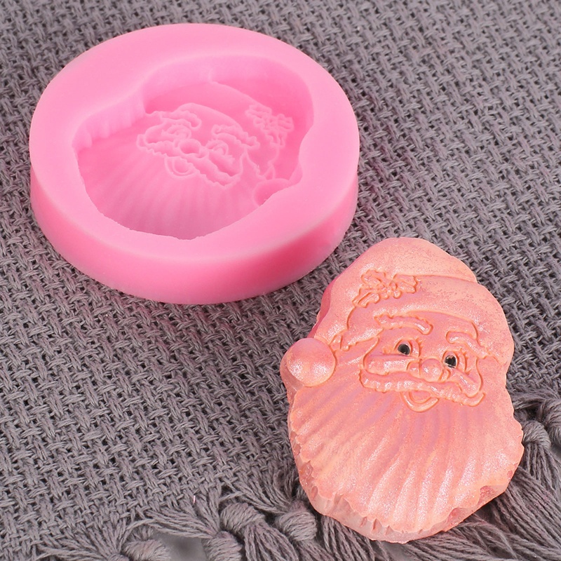 Khuôn silicone làm bánh tạo hình râu ông già noel DIY