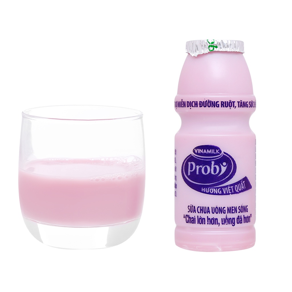Lốc 4 Chai Sữa Chua Uống Probi hương việt quất 130ml